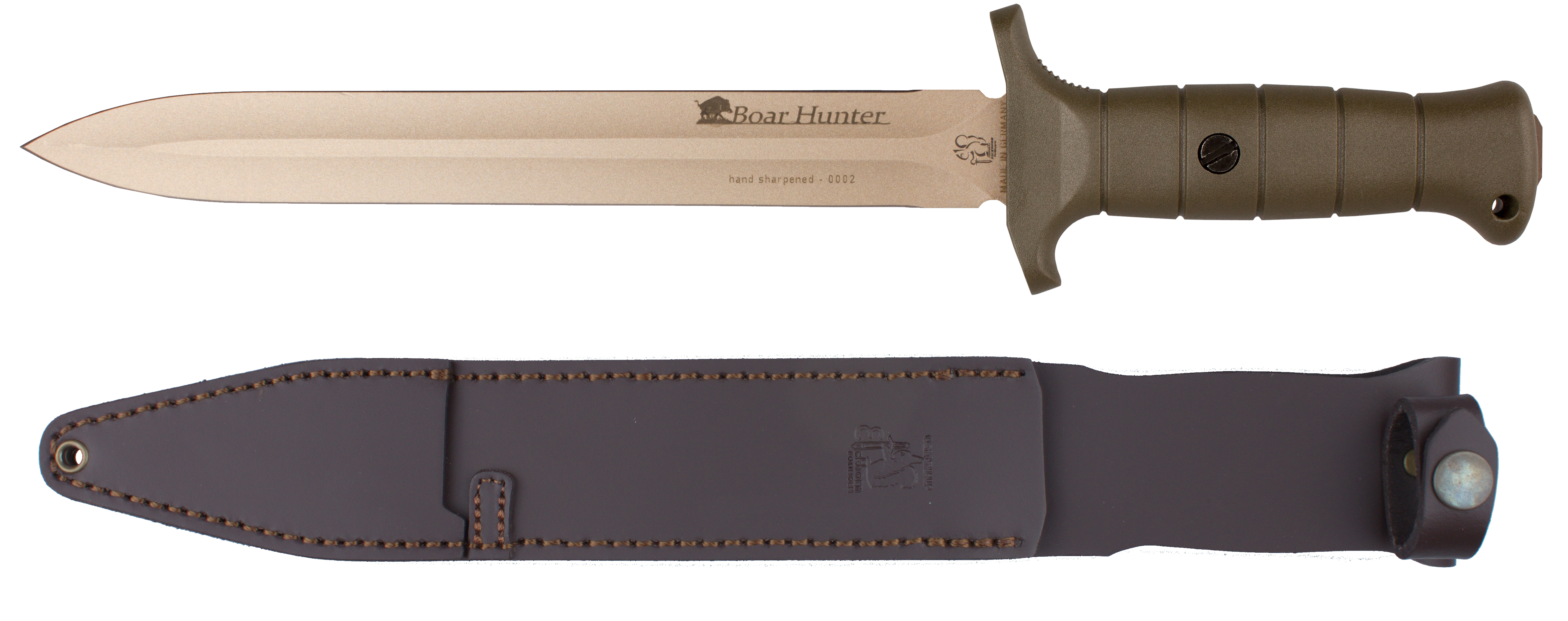 Boar Hunter & Waidbesteck Jagdmesser Set
